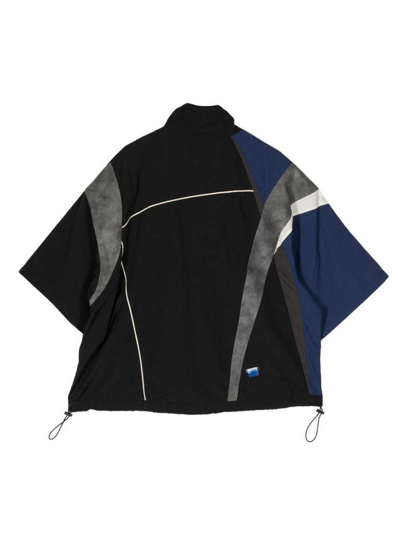 ADER error colour-block short-sleeve jacket outlook