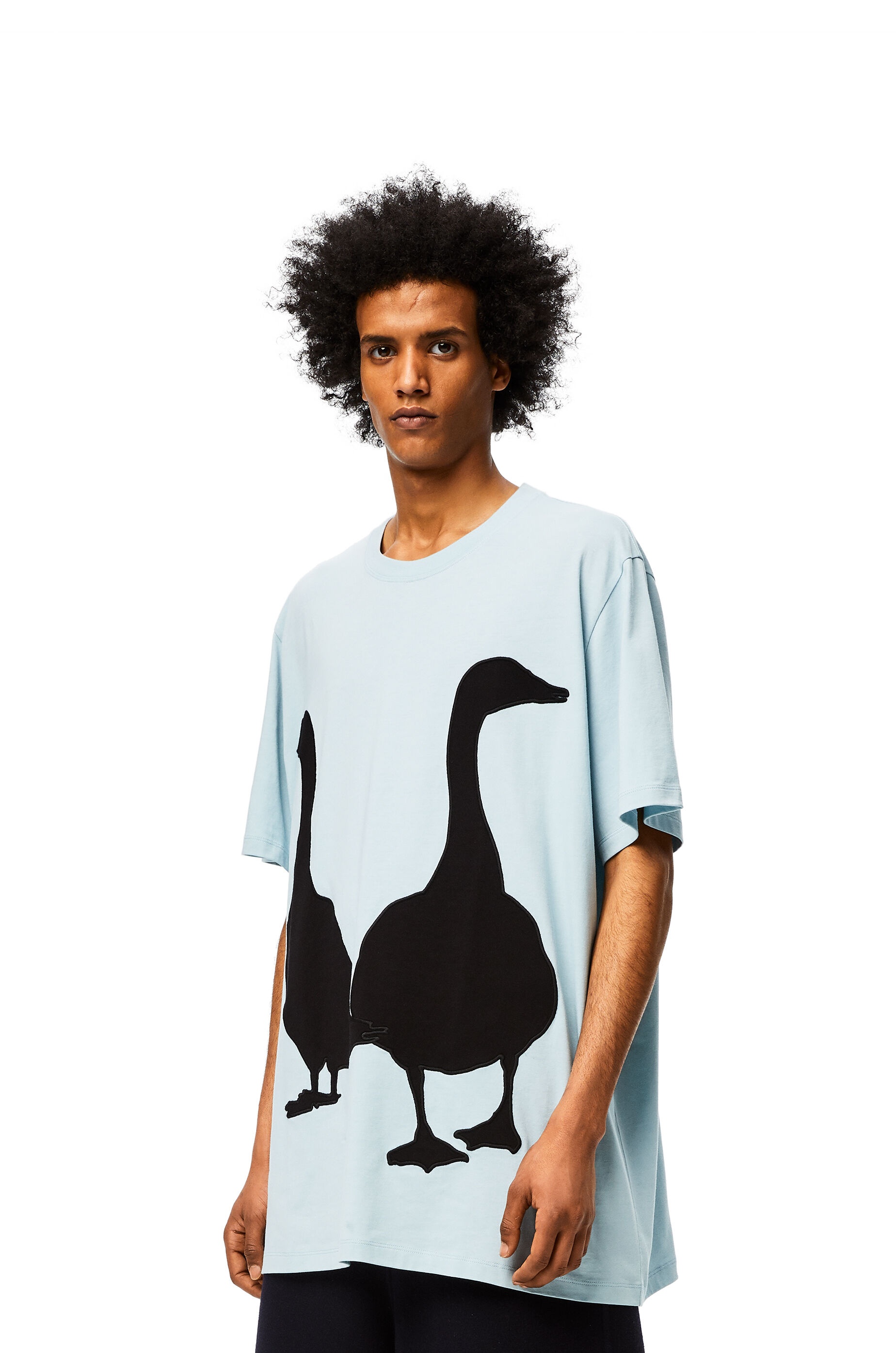 Goose oversize T-shirt in cotton - 3