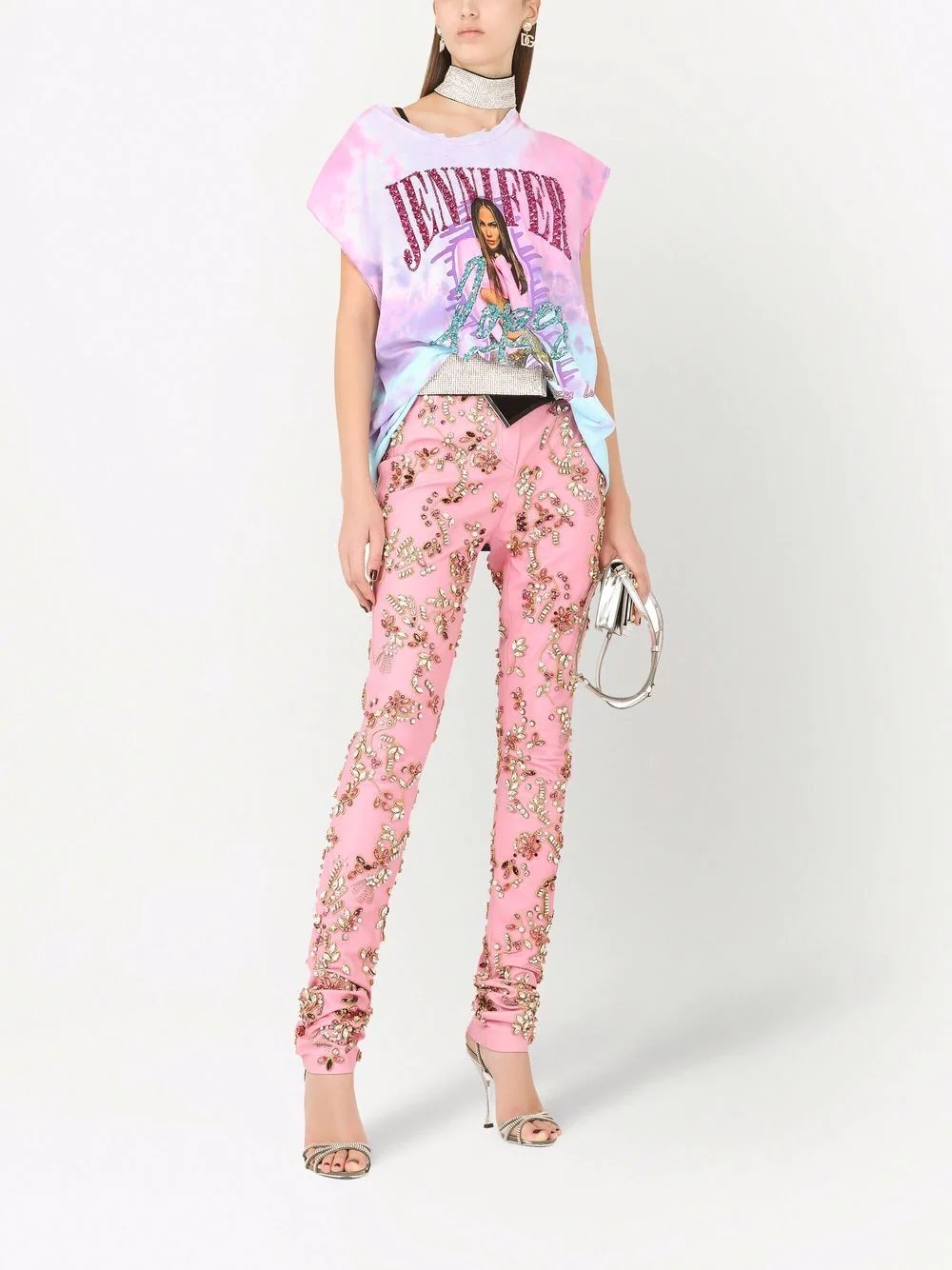 Jennifer embellished tie-dye T-shirt - 2