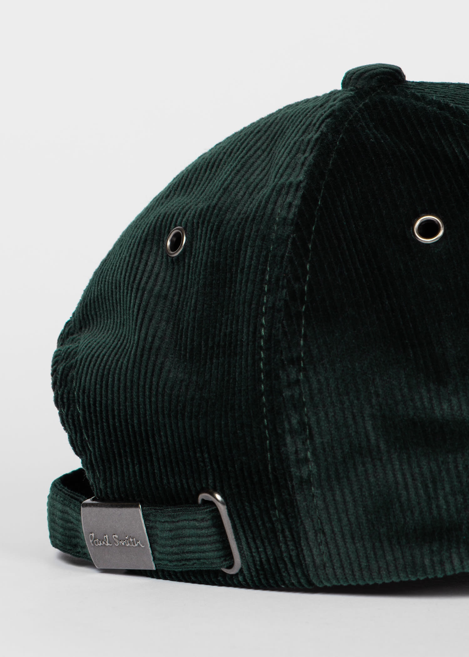 Dark Green Corduroy Cap - 3