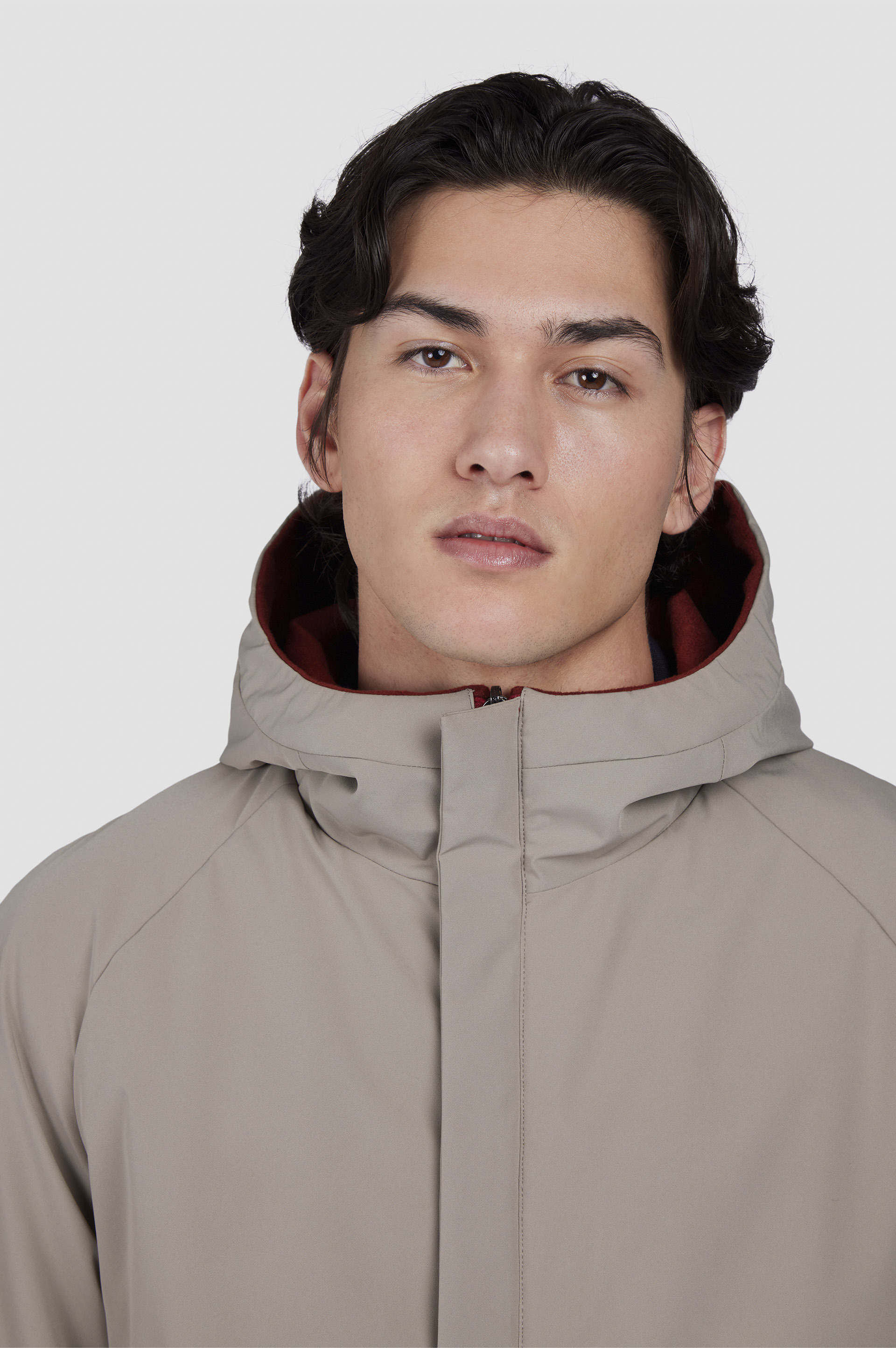 REVERSIBLE JACKET IN CASHMERE AND TYPHOON® - 8