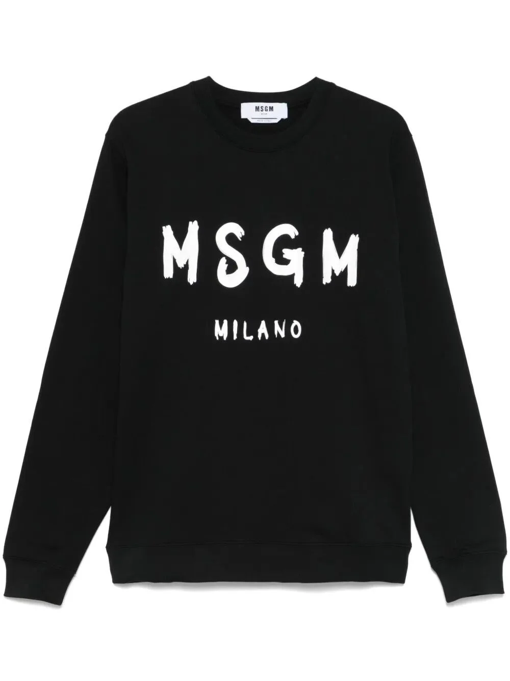 LOGO PRINT CREW NECK SWEATSHIRT - 1
