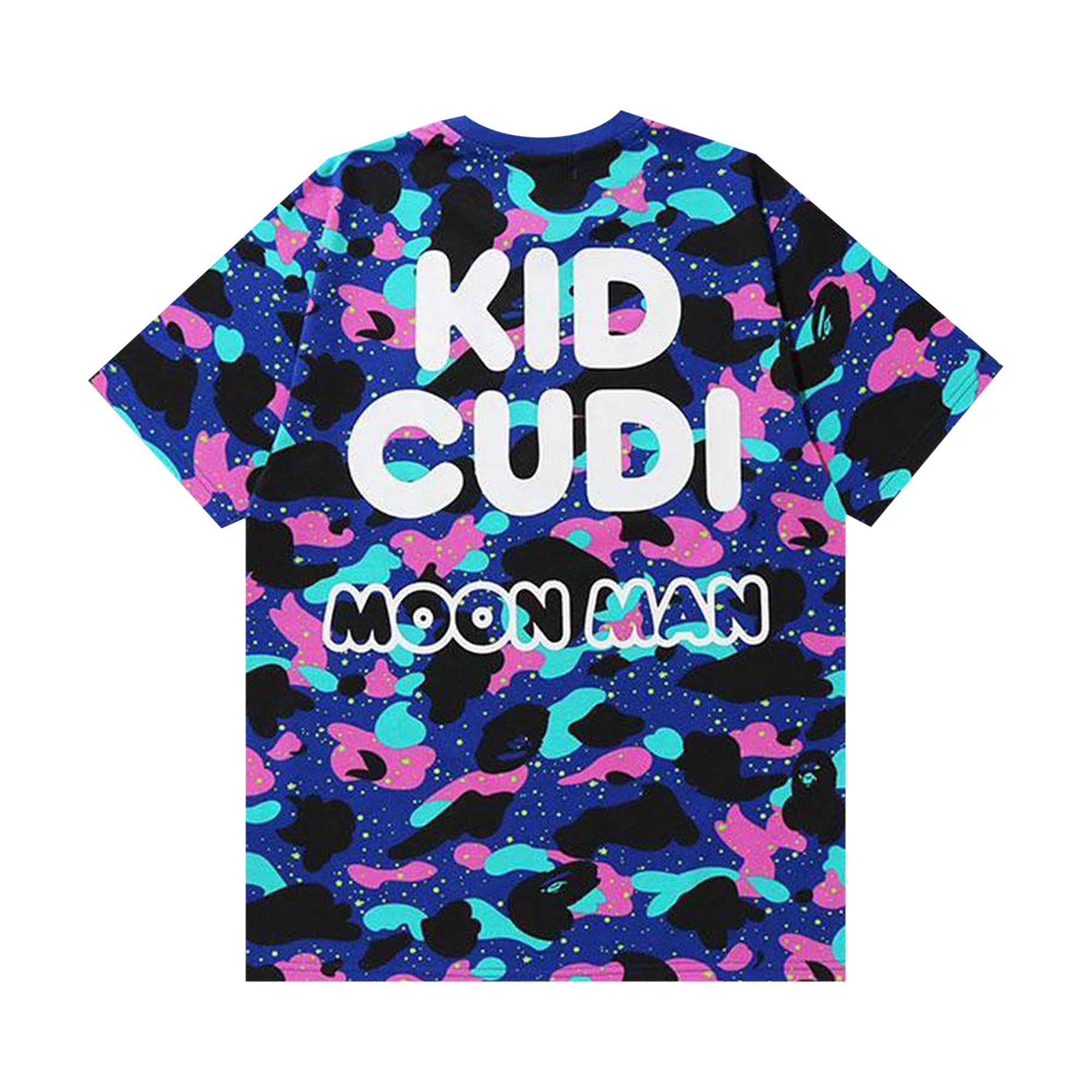 BAPE x Kid Cudi Camo Tee 'Navy' - 2