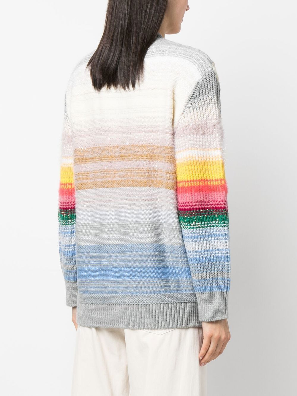 Festive Smile intarsia-knit jumper - 4