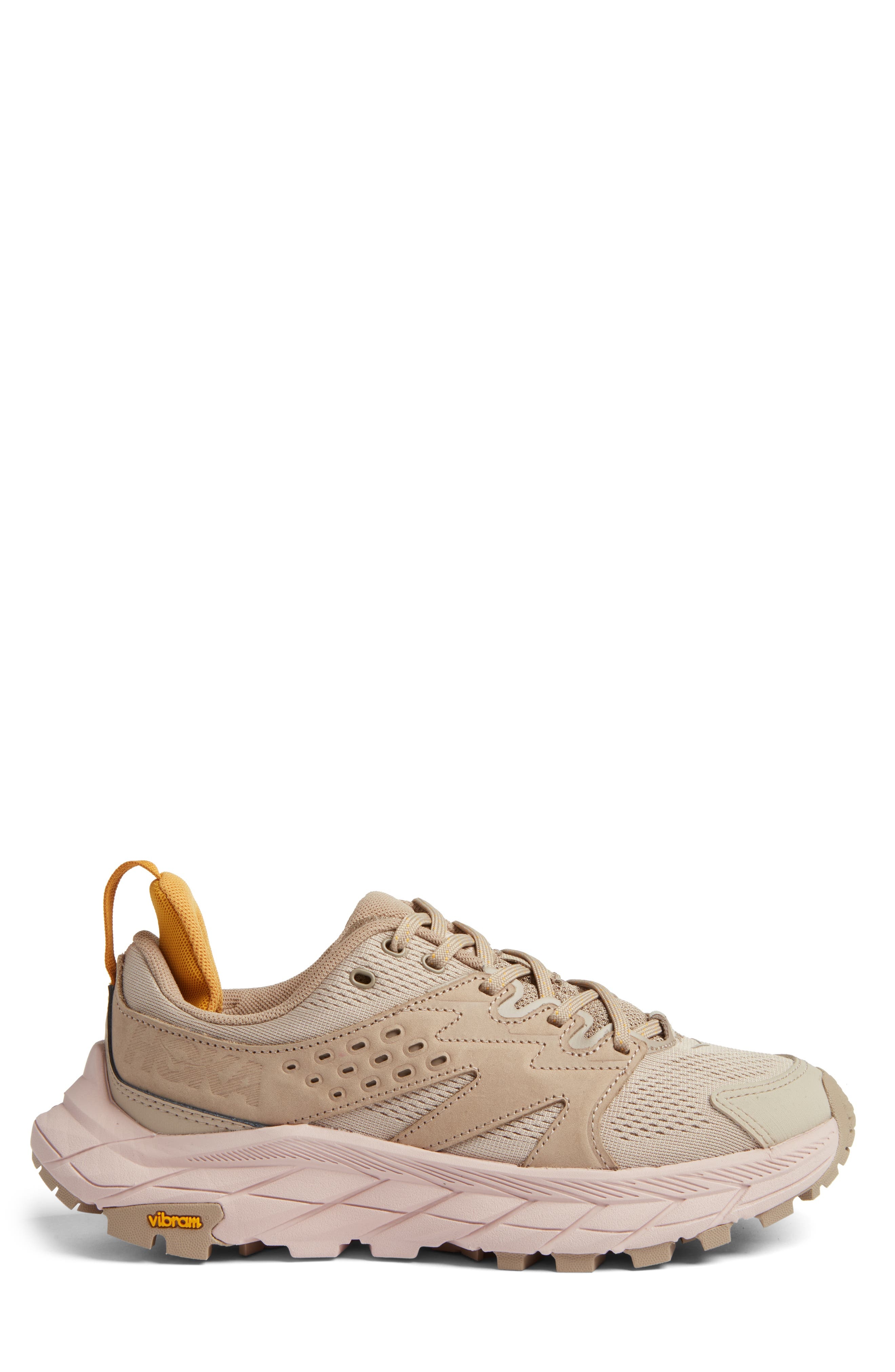 HOKA Anacapa Breeze Aero Low Breathable Trail Running Shoe in Oxford Tan /Peach Whip at Nordstrom - 3