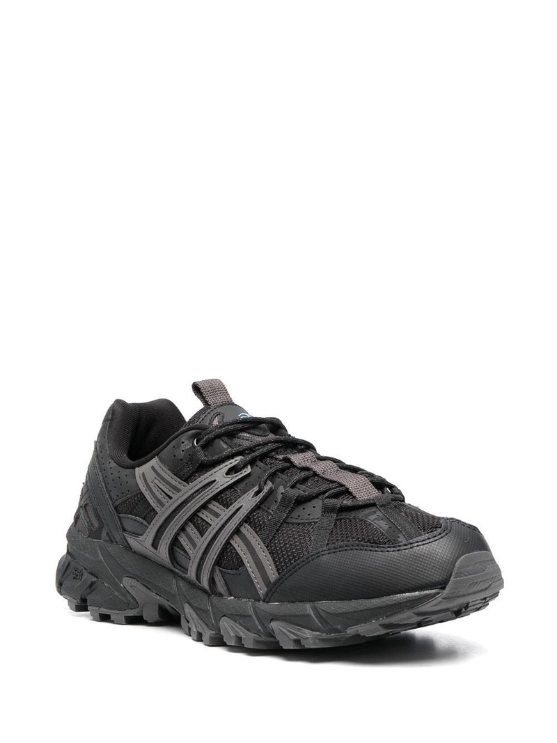 Asics logo-patch lace-up sneakers outlook