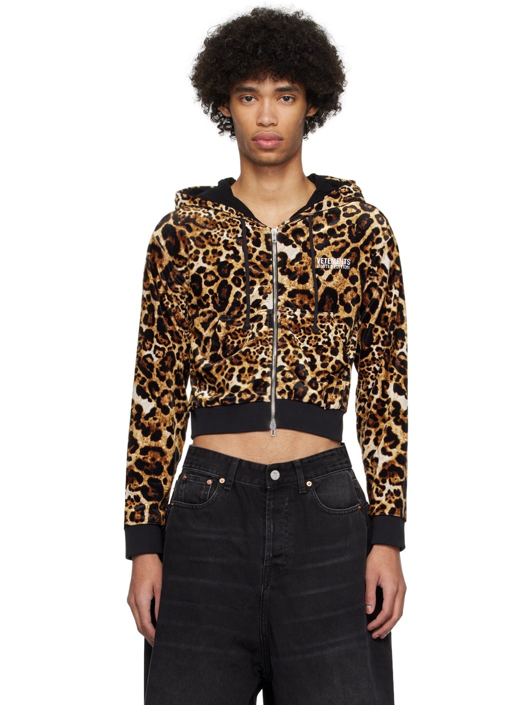 Brown Leopard Hoodie - 1