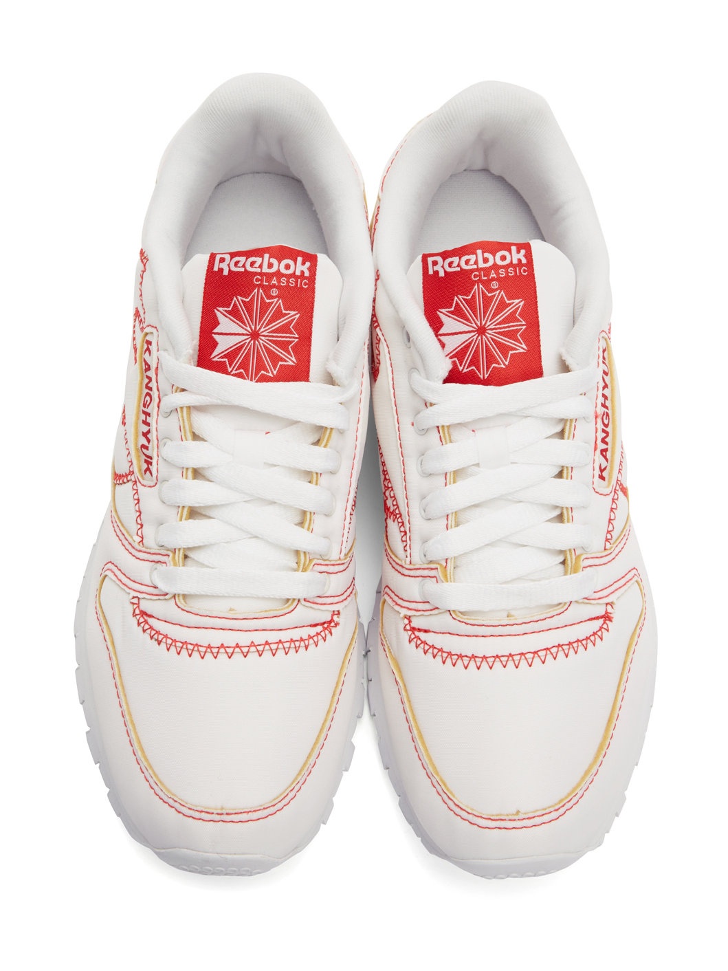 White Reebok Classic Edition Sneakers - 5