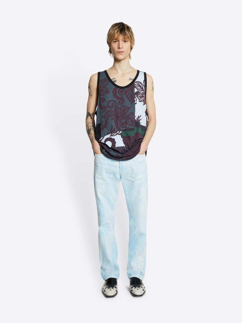 Dries Van Noten MARBLE EFFECT JEANS outlook