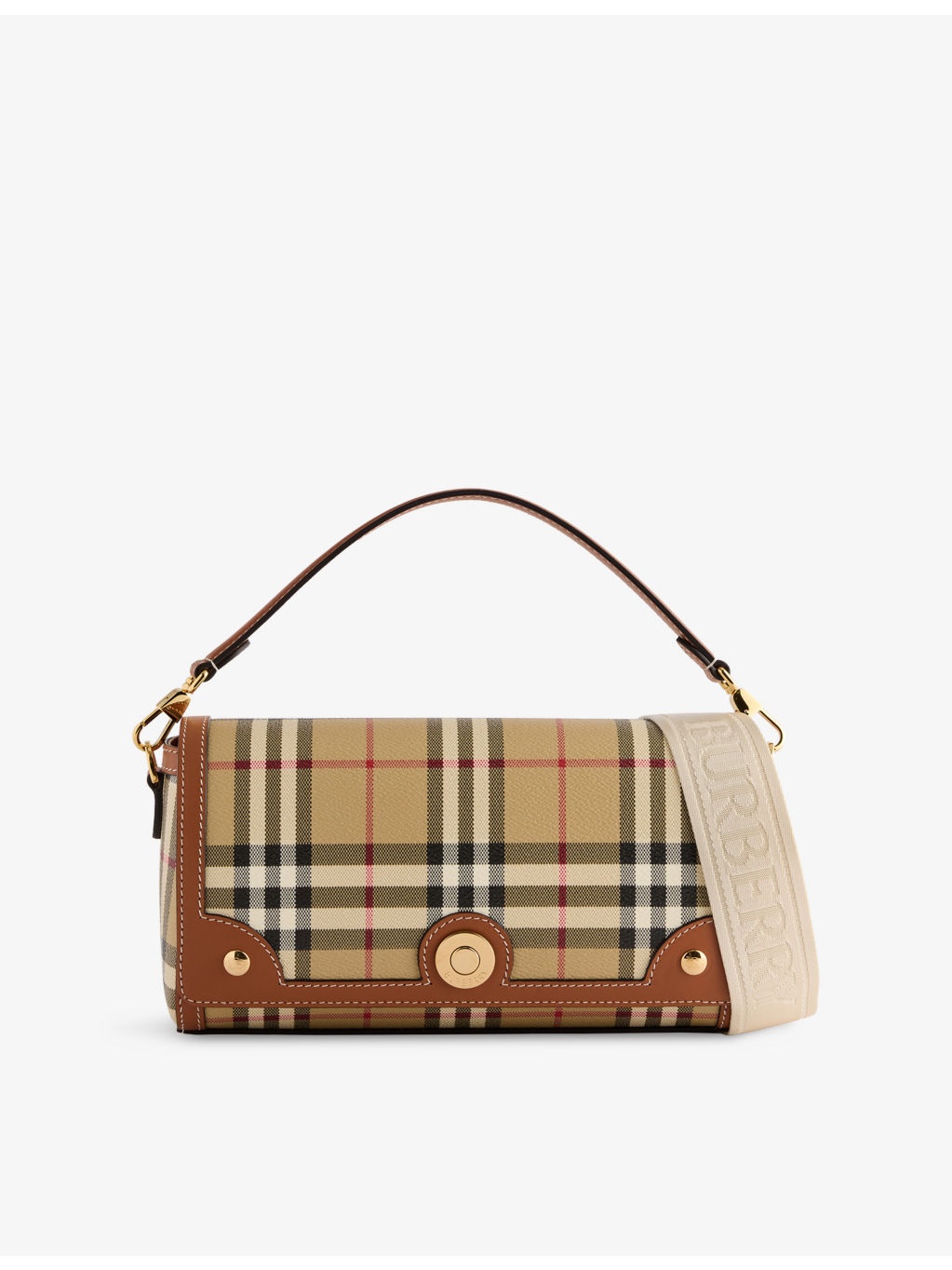 Note Small Coated-Canvas Cross-Body Bag - 1
