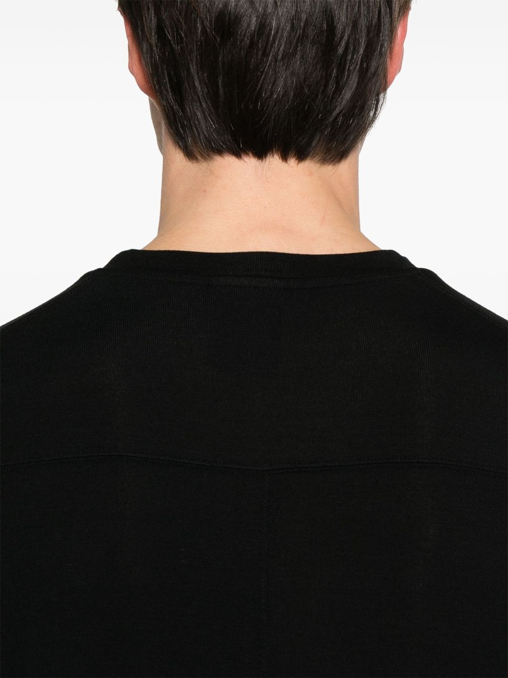 raw-cut edges T-shirt - 4