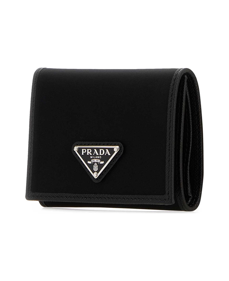 Prada Black Fabric Wallet outlook