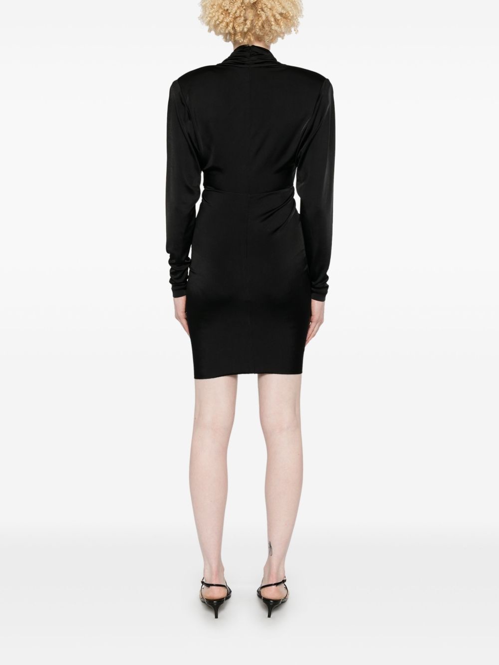ruched mini dress - 4