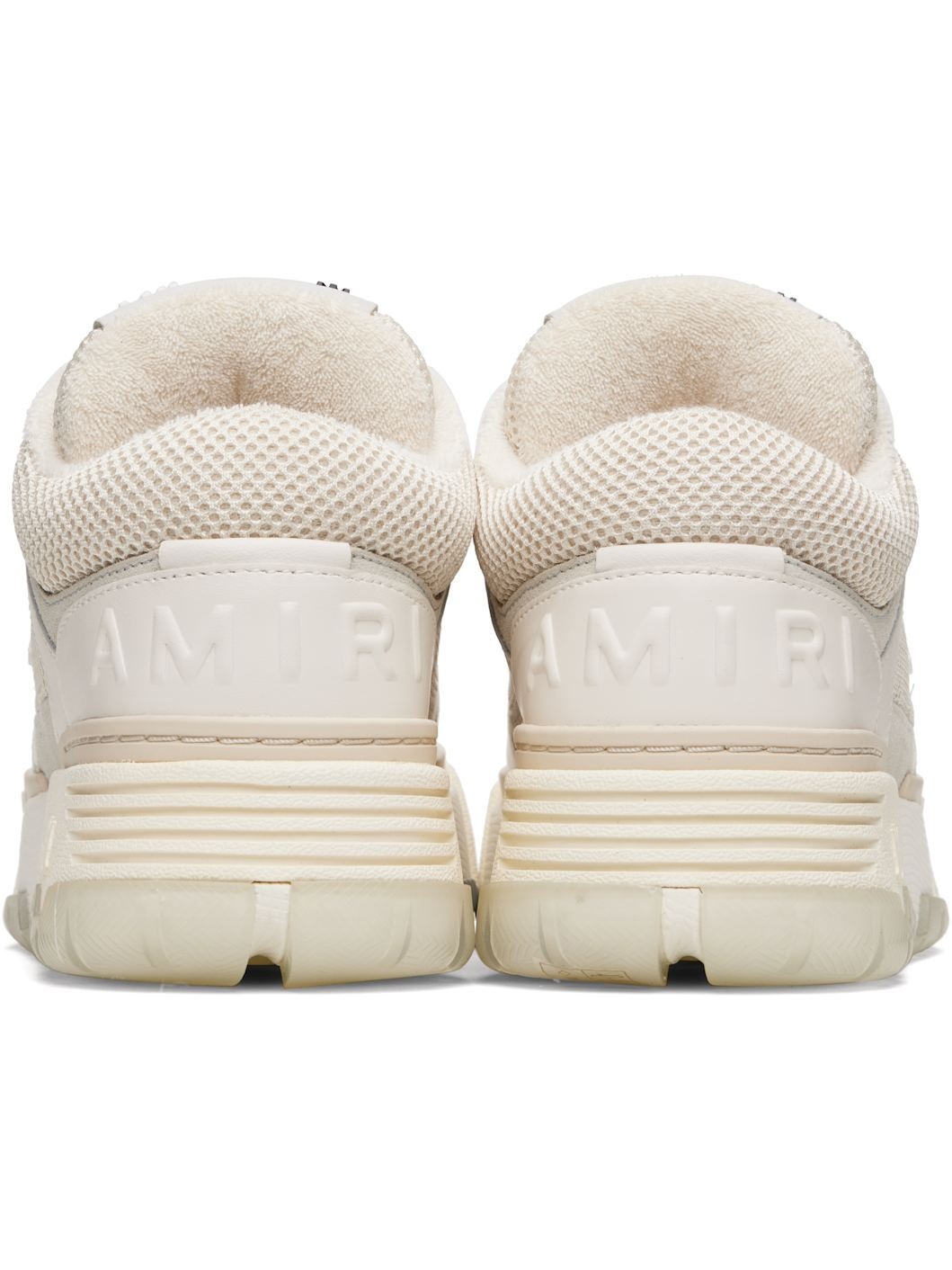 Beige & White MA-1 Sneakers - 2