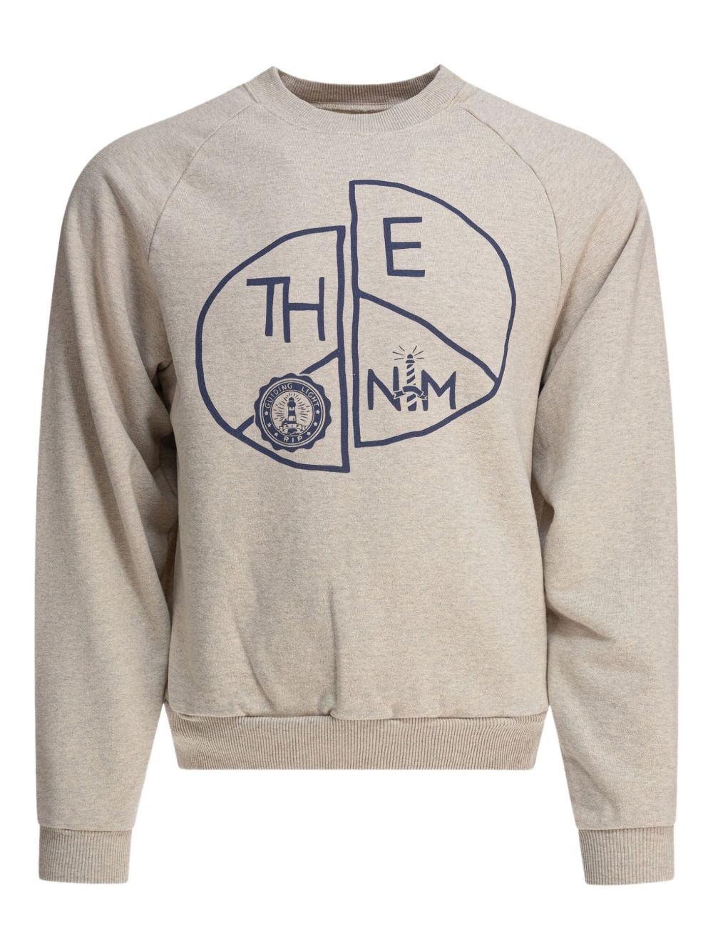 raglan-sleeve sweatshirt - 1