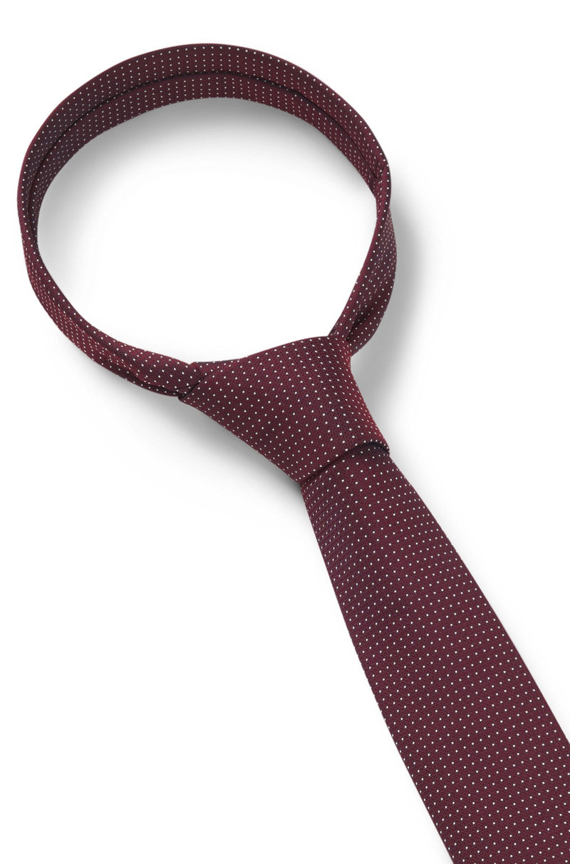 JACQUARD-PATTERN TIE IN A SILK BLEND 6