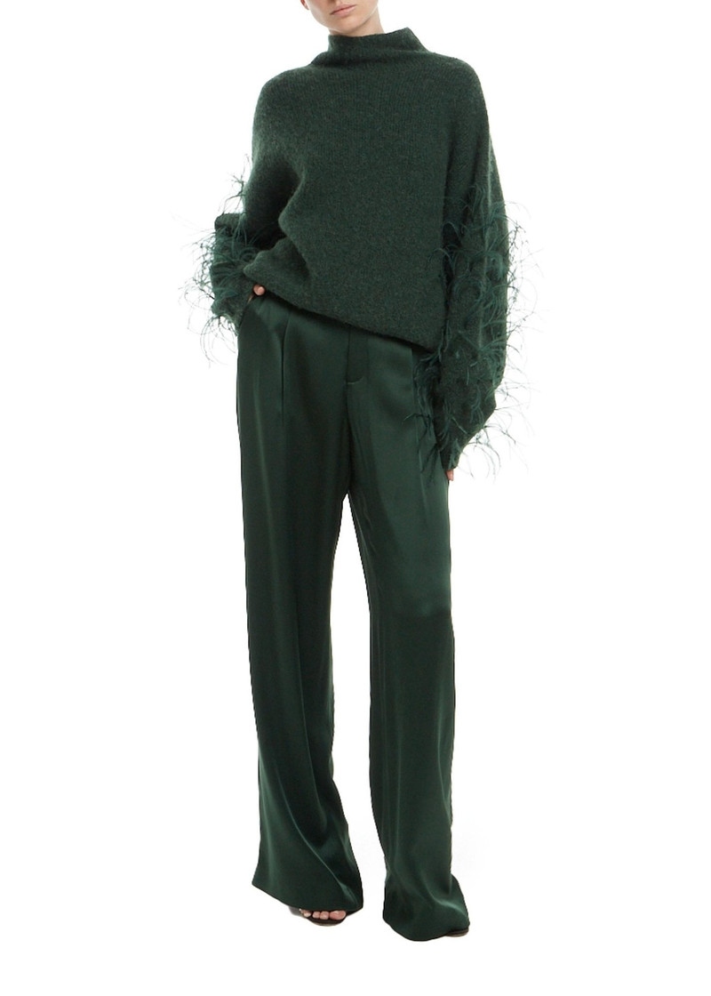 LAPOINTE Satin Relaxed Pleated Pant outlook