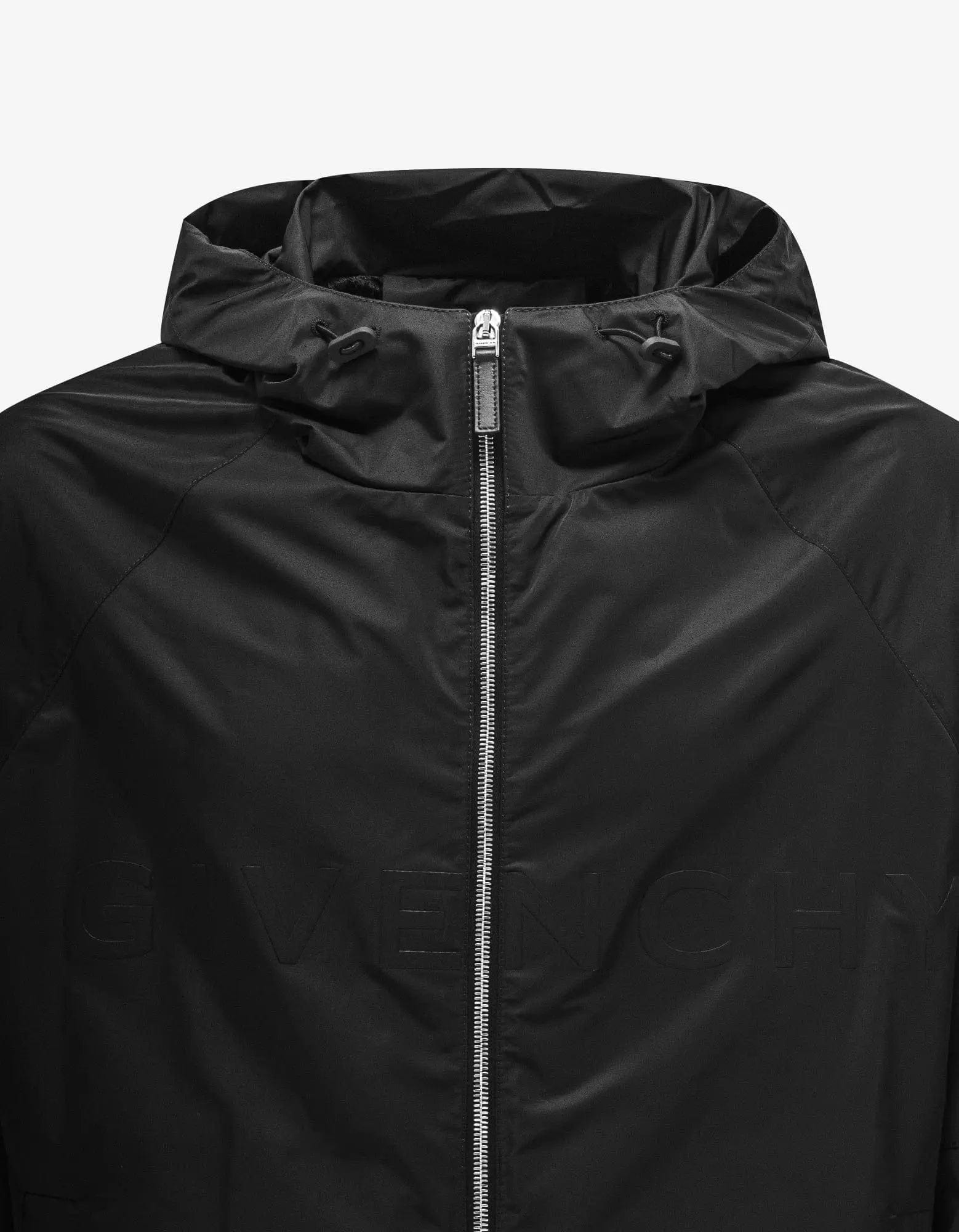 Givenchy Black Logo Nylon Windbreaker - 3