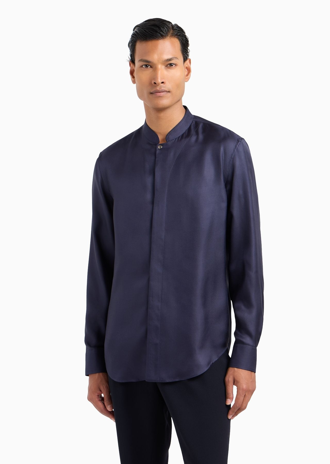 Regular-fit shirt in silk twill - 2