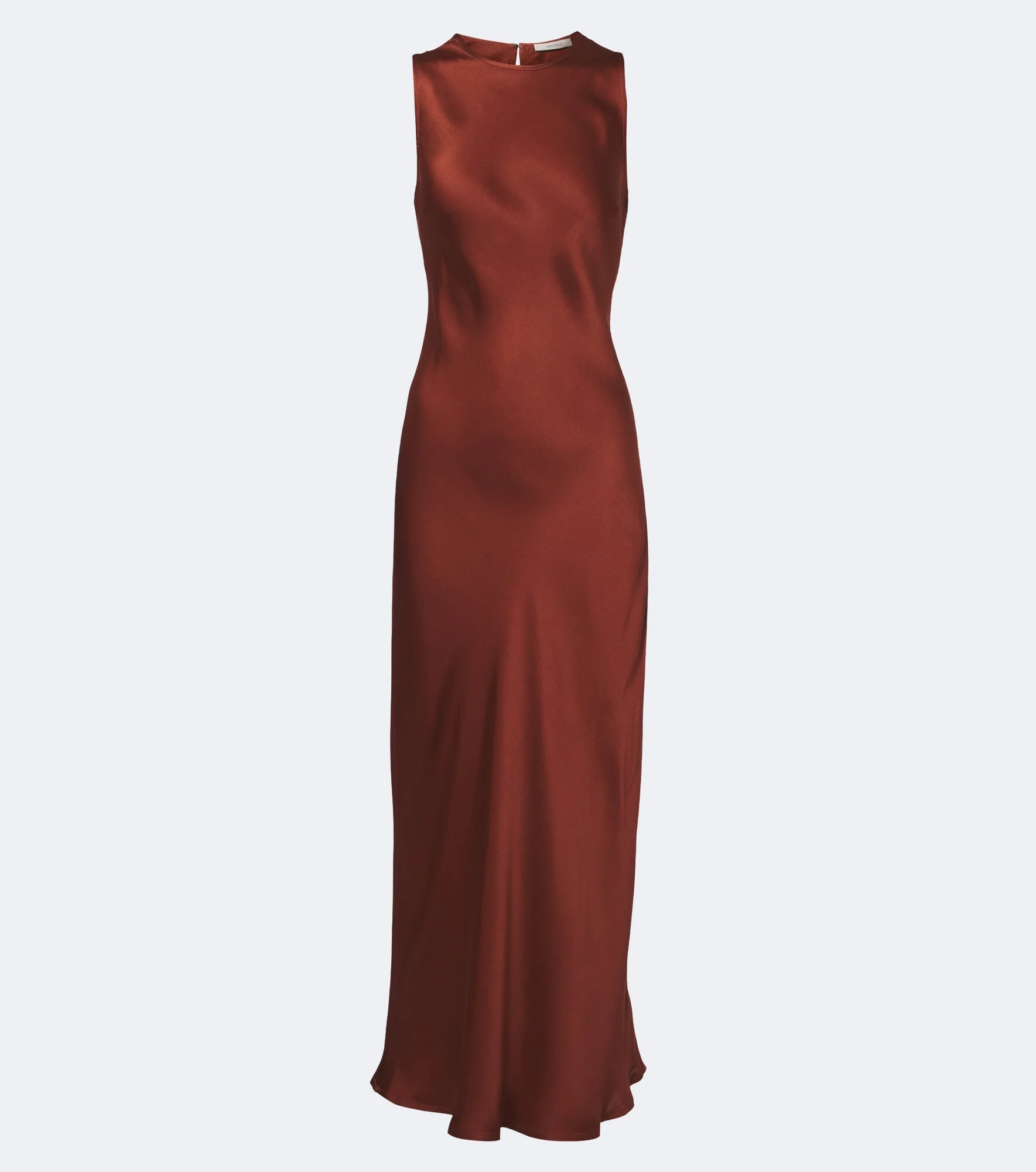 Valencia silk satin midi dress - 1