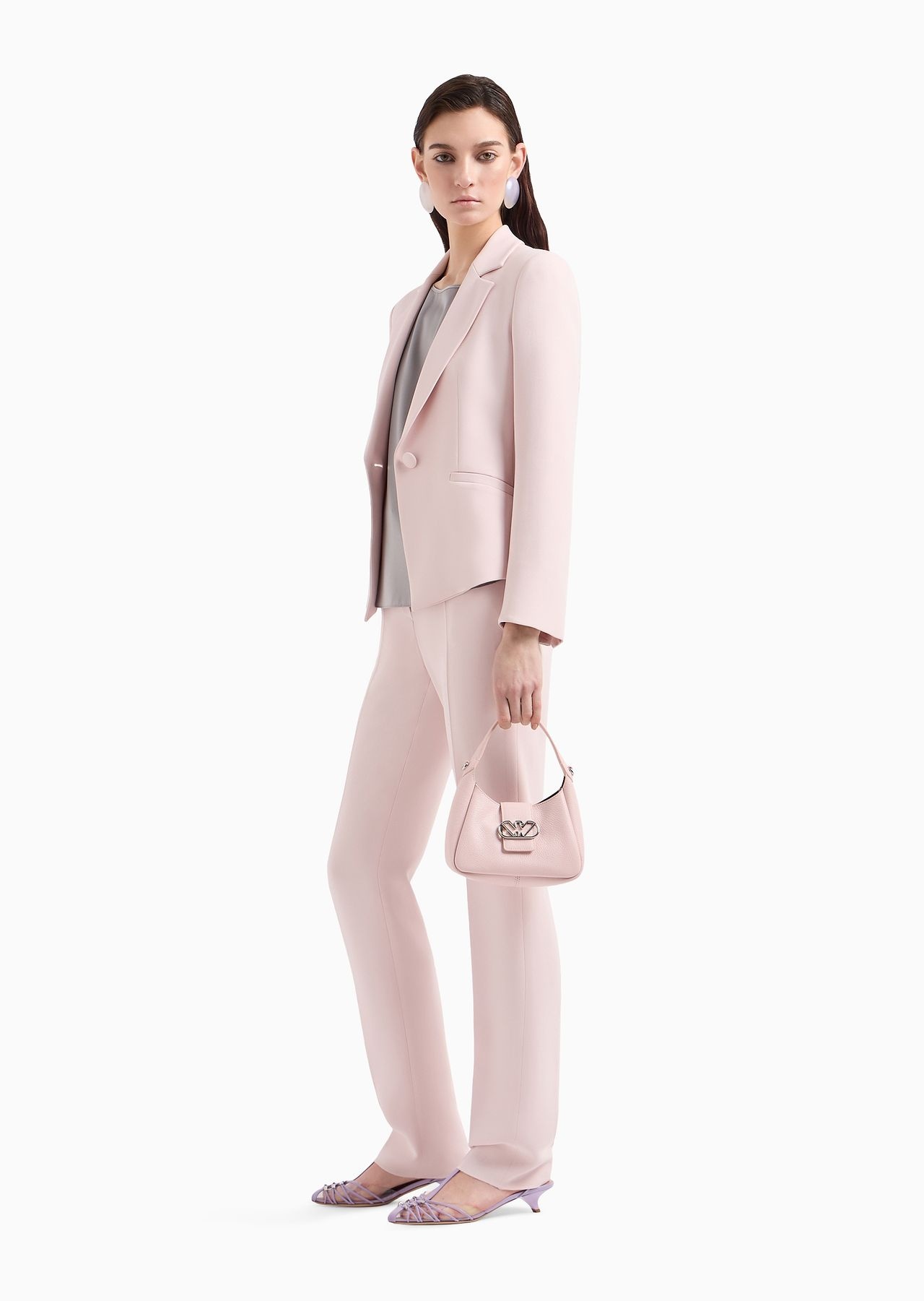 Cady crêpe ribbed trousers - 4