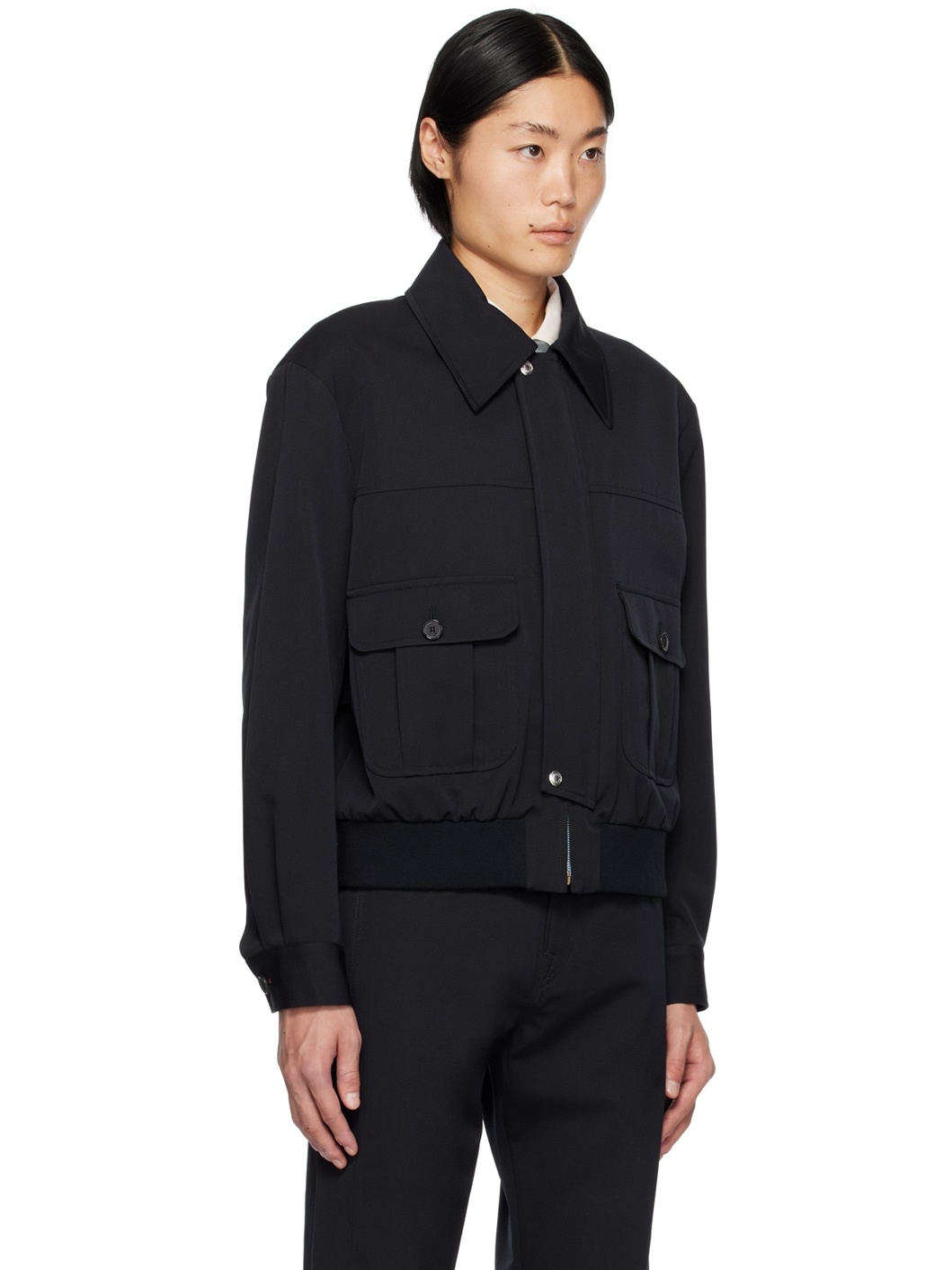 Navy Zip Jacket - 2