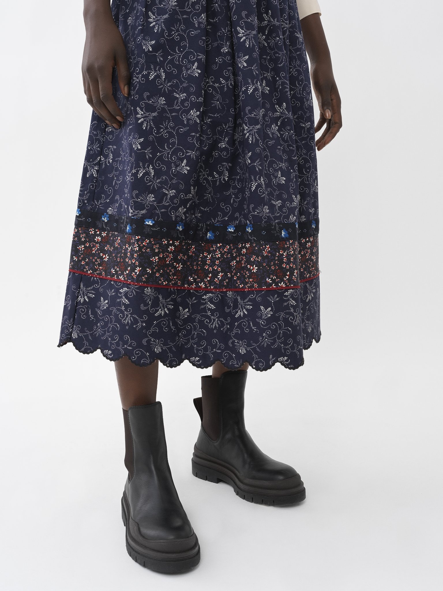 PUFF MIDI SKIRT - 5