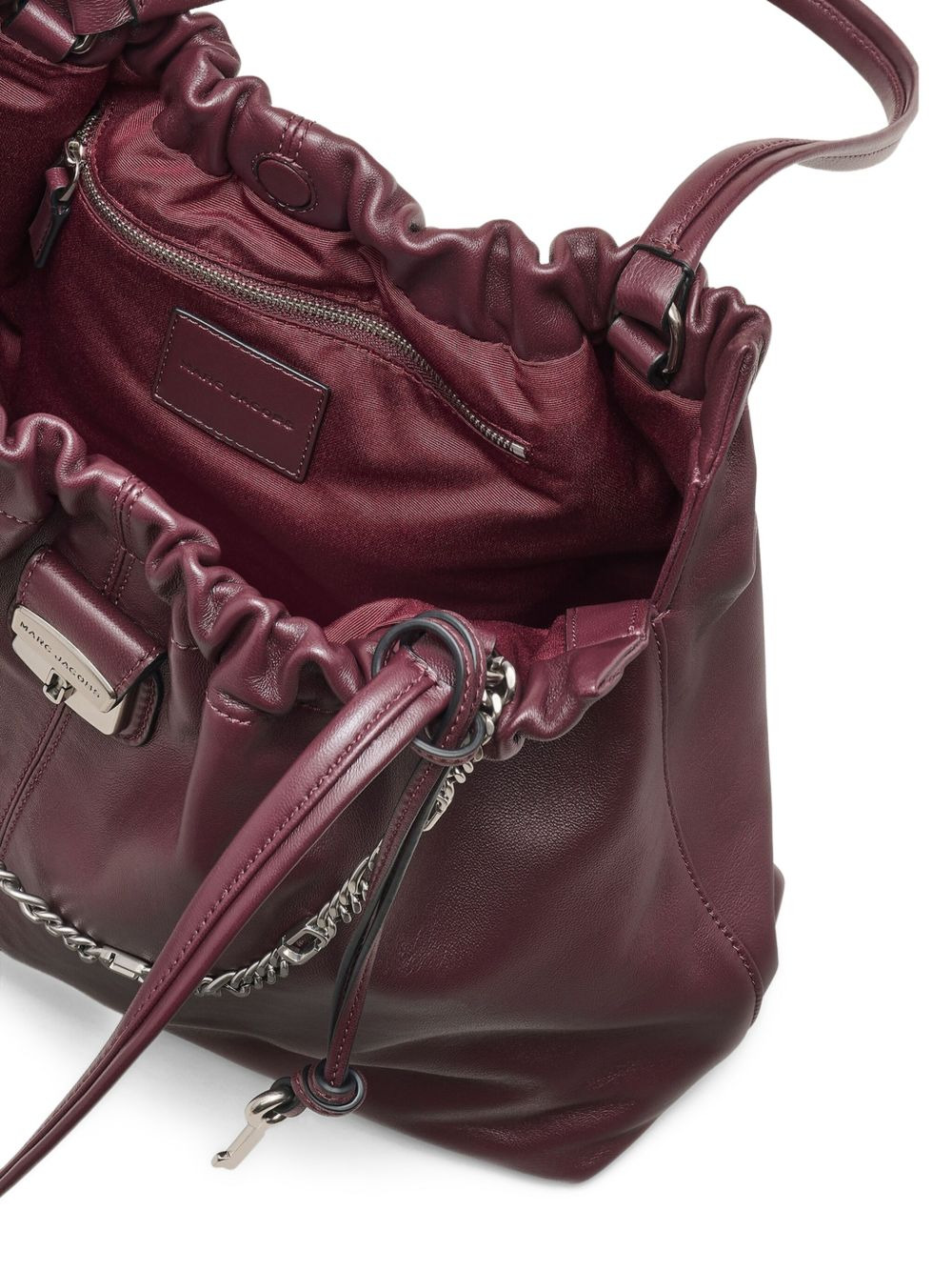 The Cristina chain-embellished drawstring tote bag - 5