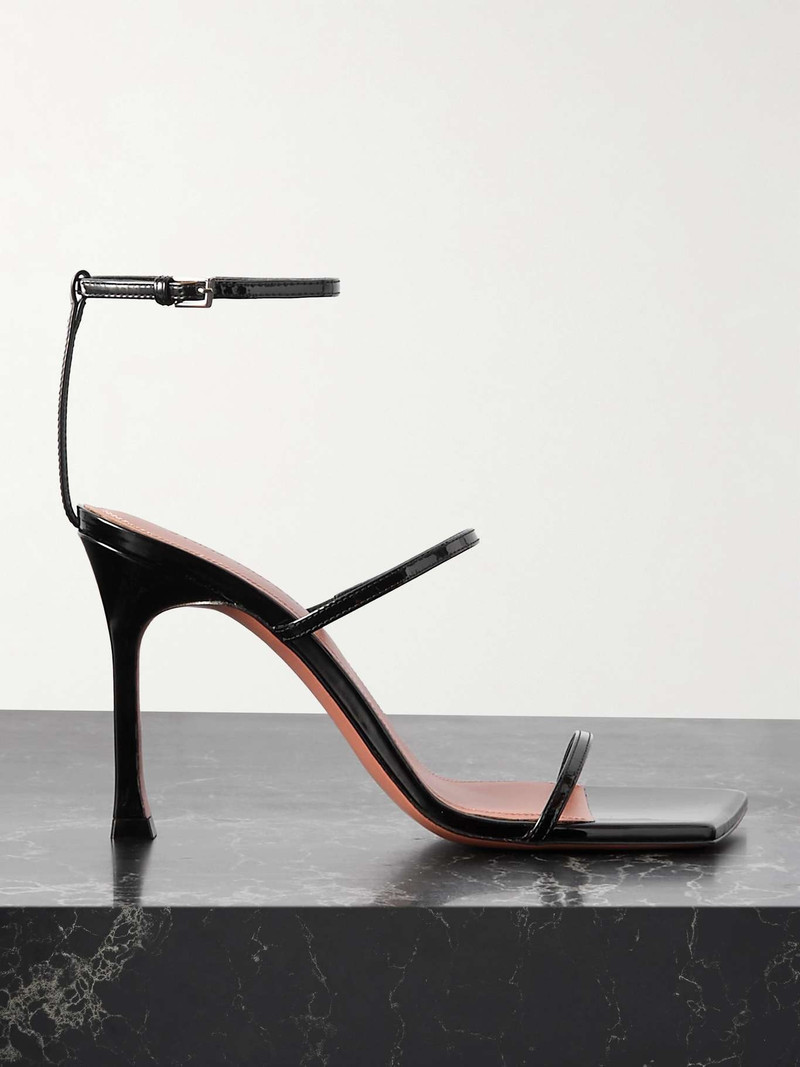 Maya patent-leather sandals - 1