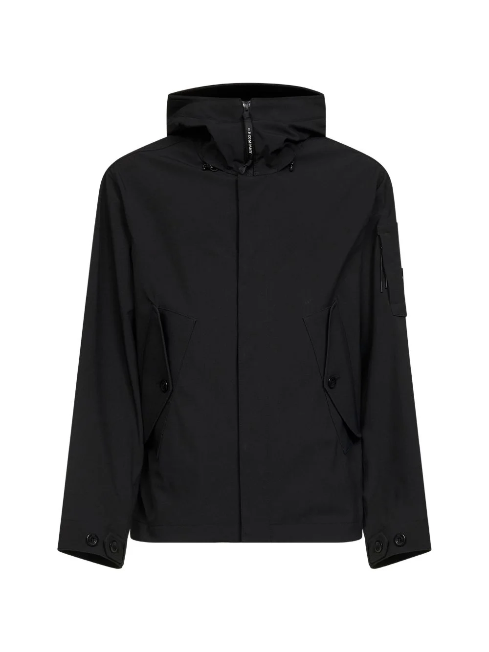 hood zip jacket - 1