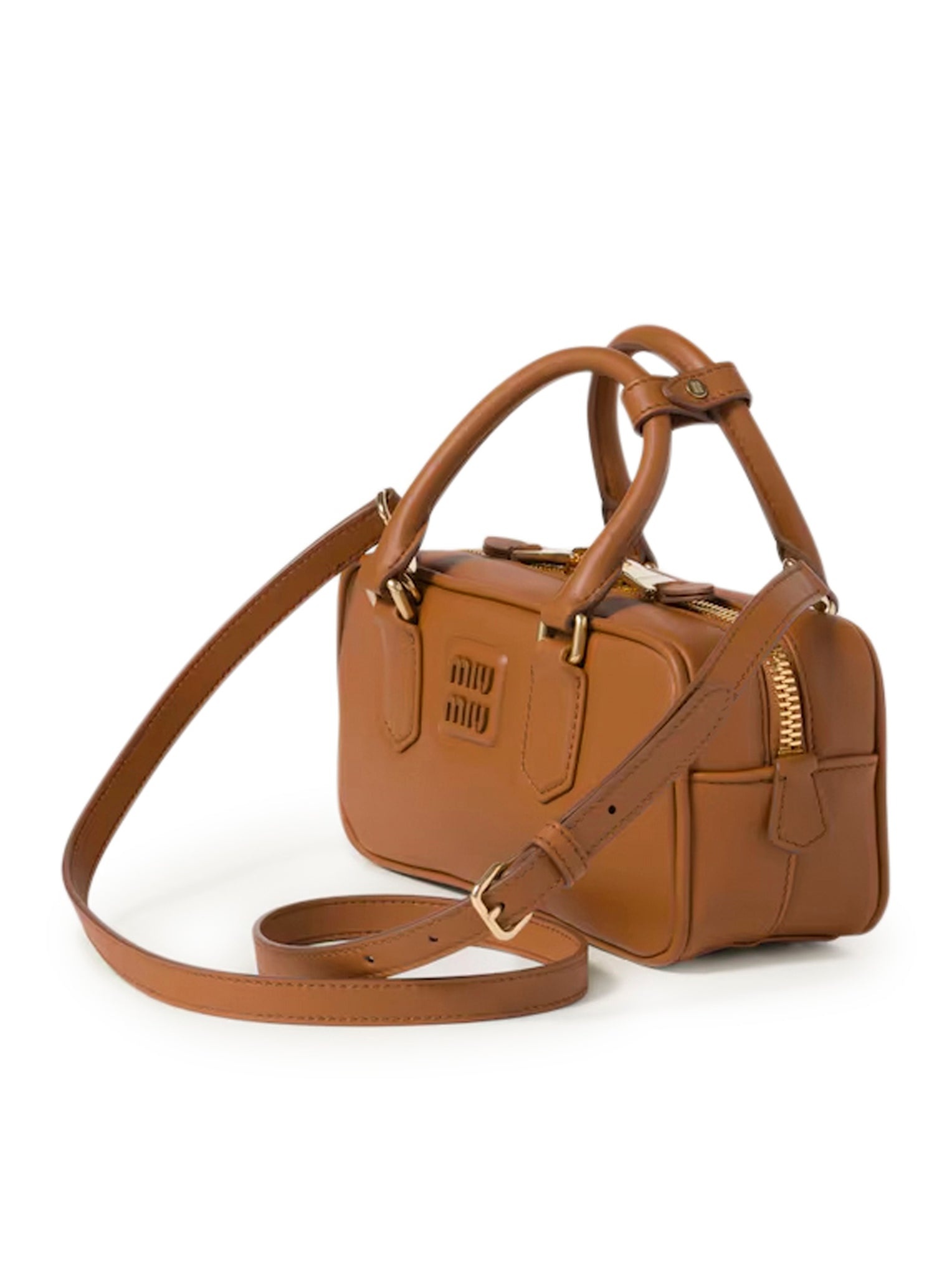ARCADIE SMOOTH LEATHER BAG - 3