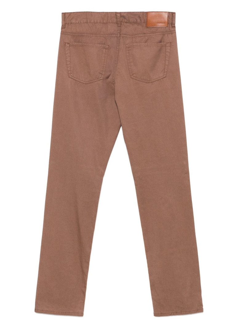 Canali twill trousers outlook