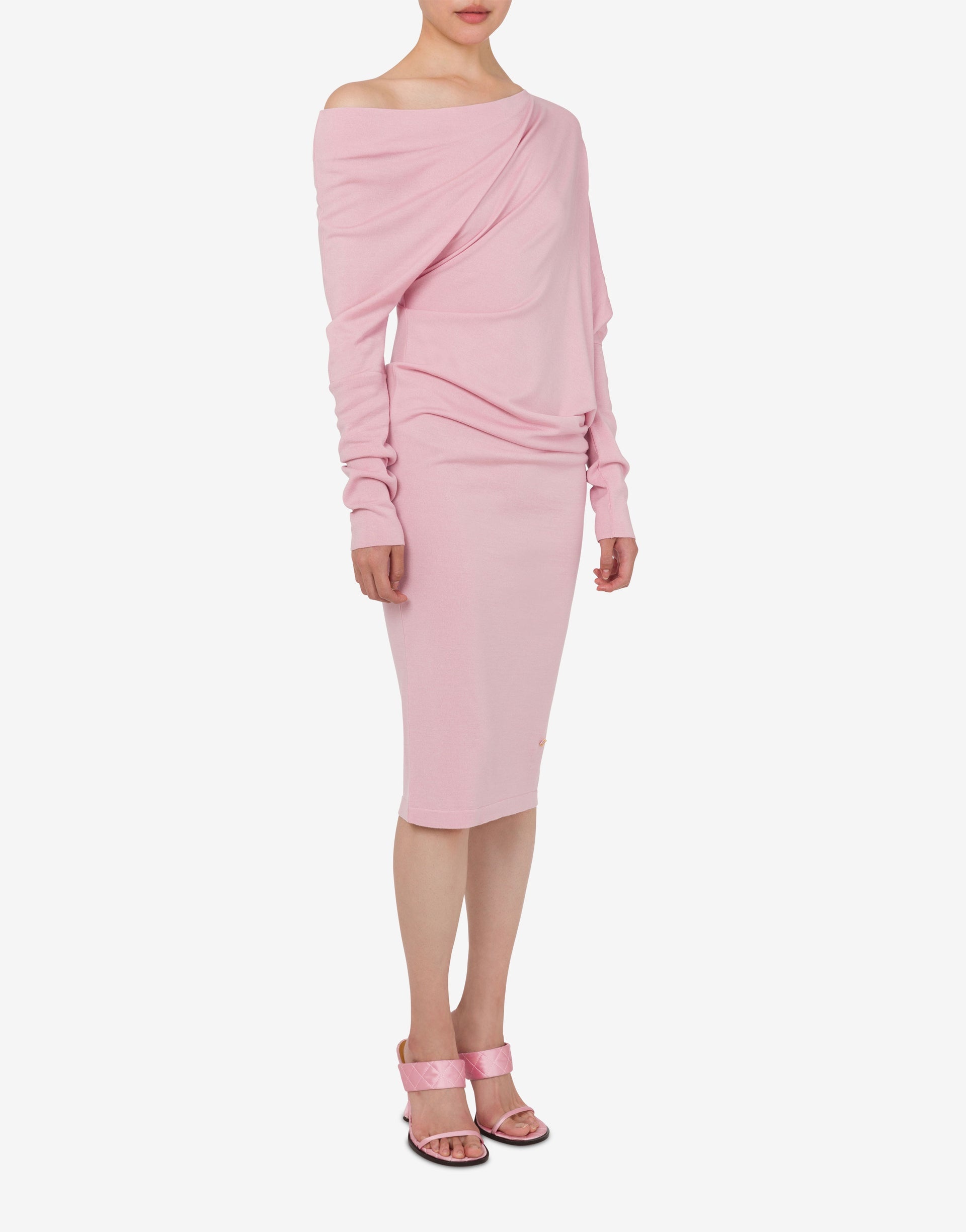 WOOL AND SILK DRESS - 1