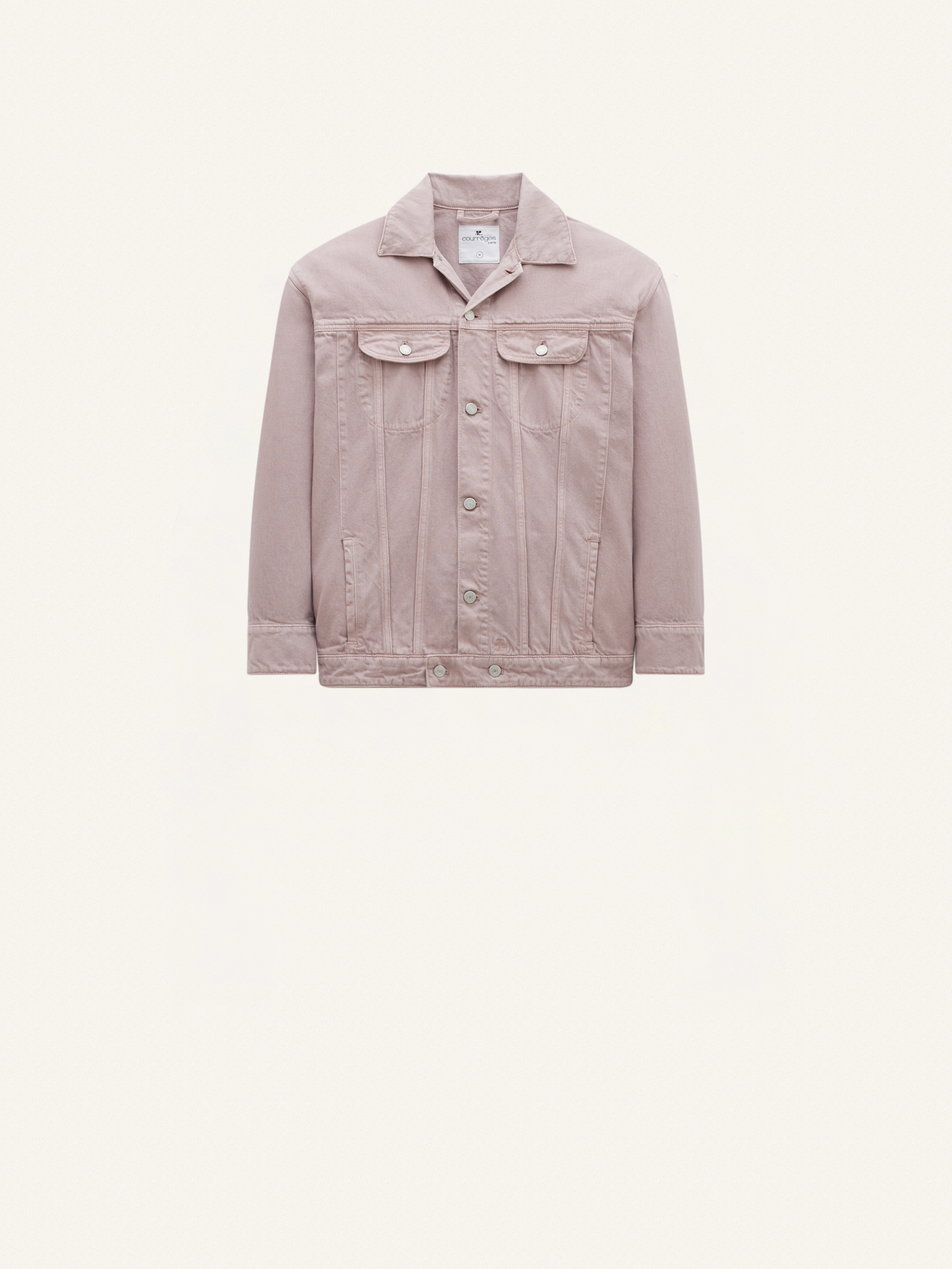 SINGLE POCKET DENIM JACKET - 1