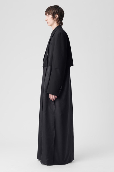 Ann Demeulemeester Gilliam X-Long Layered Trench Coat outlook