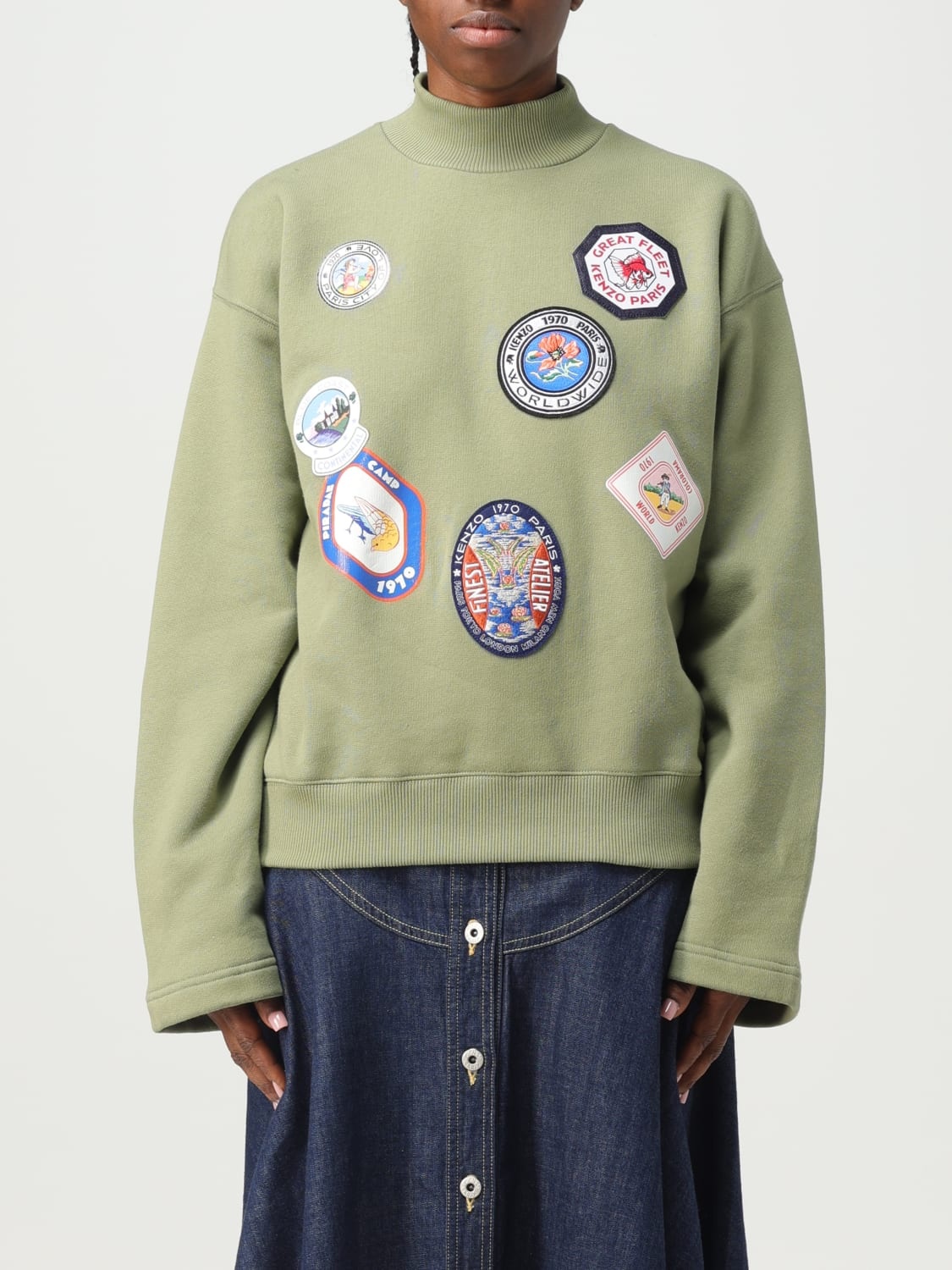 Kenzo cotton sweatshirt - 1