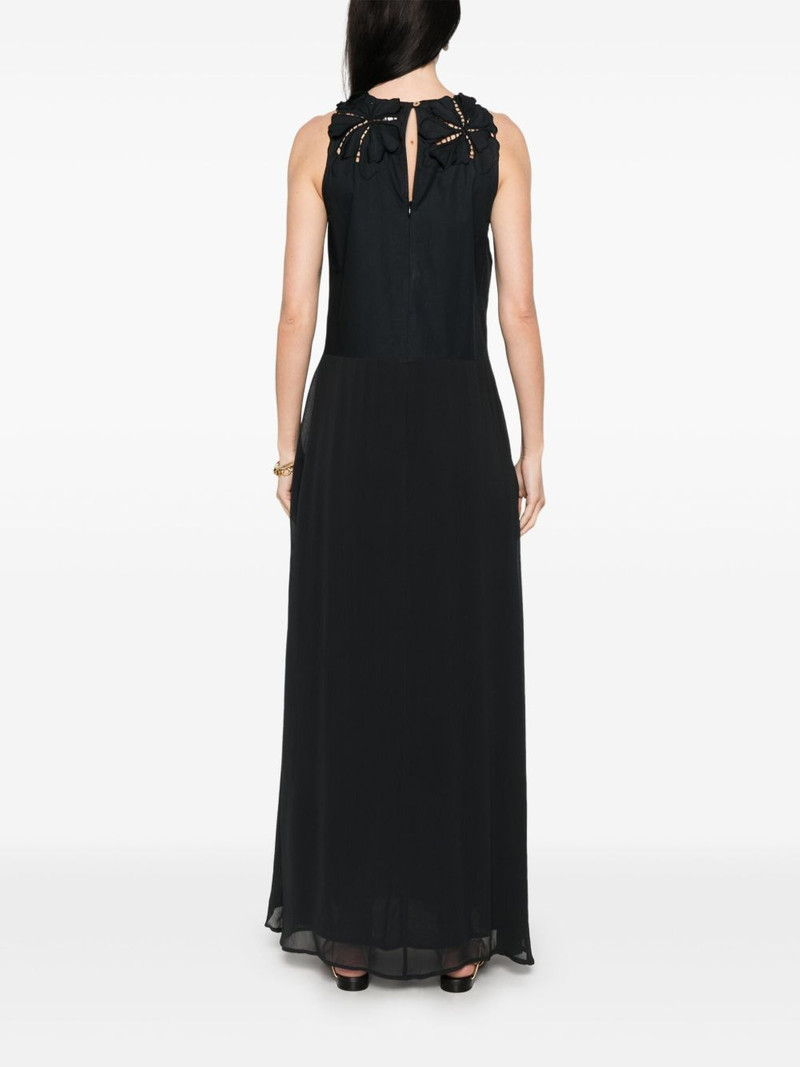 floral-embroidery maxi dress 4