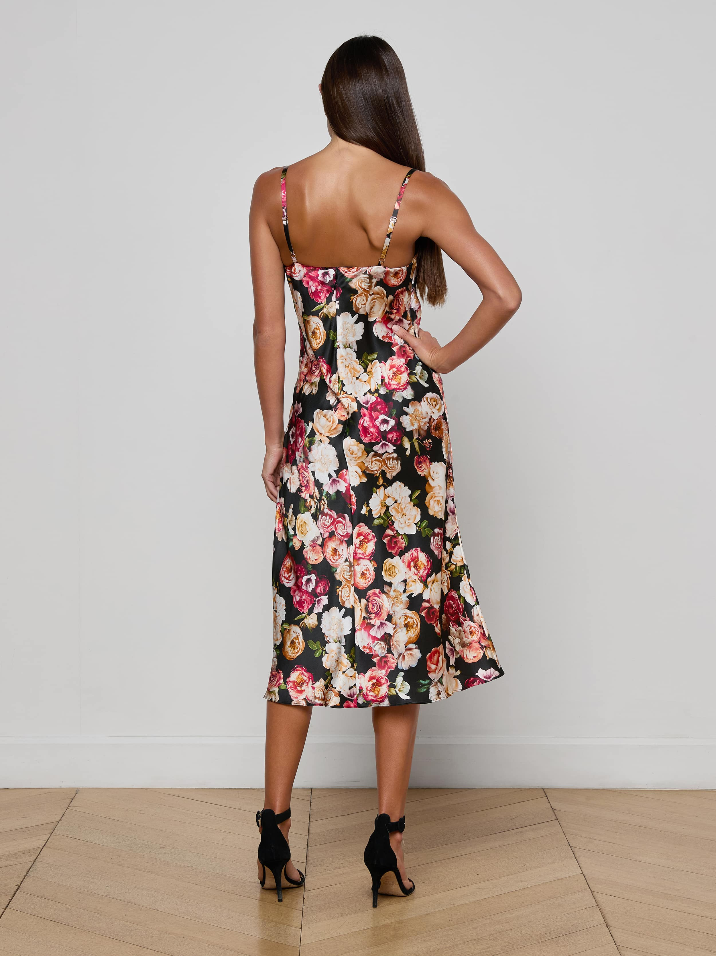 Solay Silk Slip Dress - 4