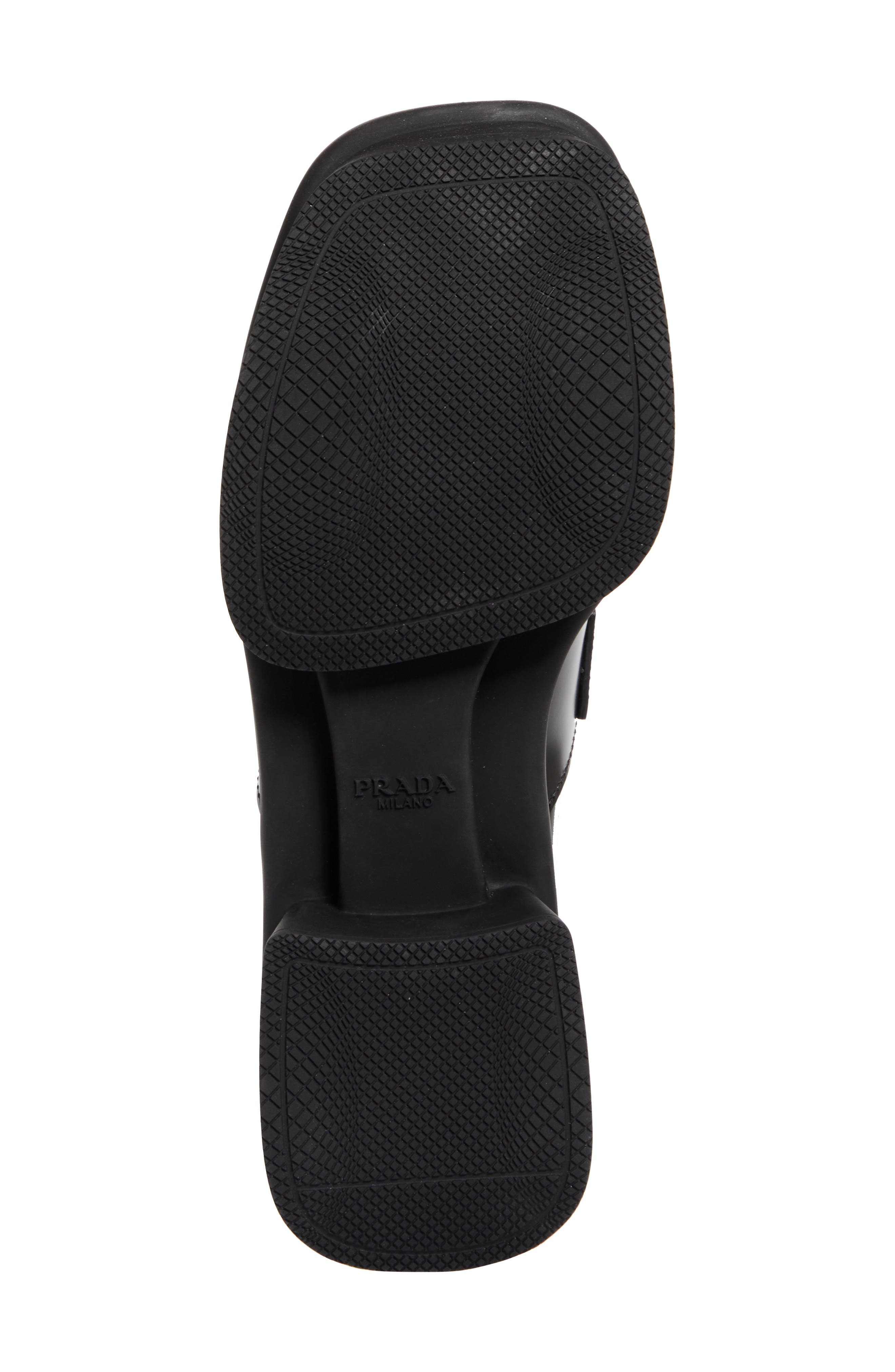 Prada Re-Edition Equal Platform Penny Loafer in Nero at Nordstrom - 6