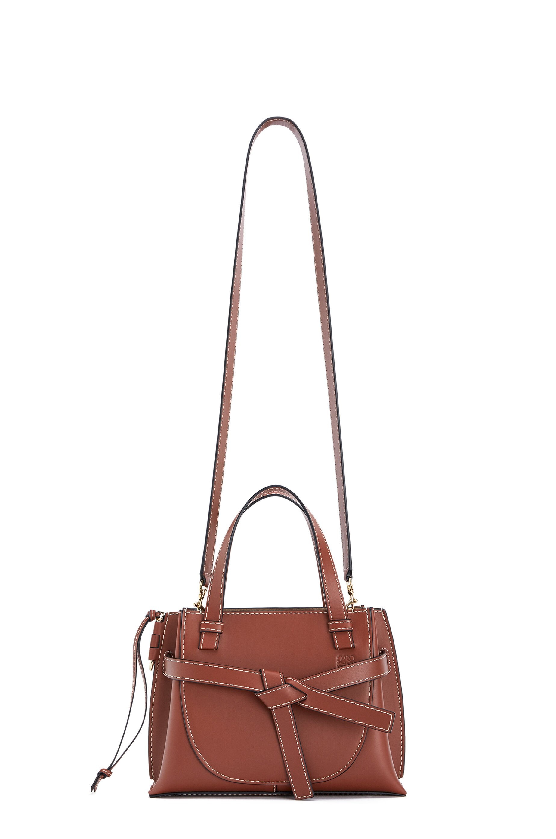 Mini Gate Top Handle bag in natural calfskin - 4