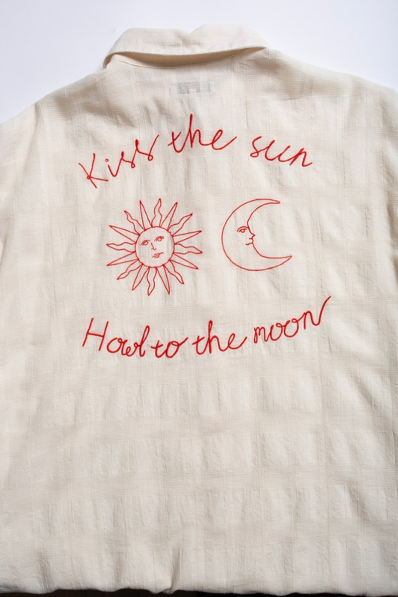 Monica Embroidered Shirt Offwhite 8