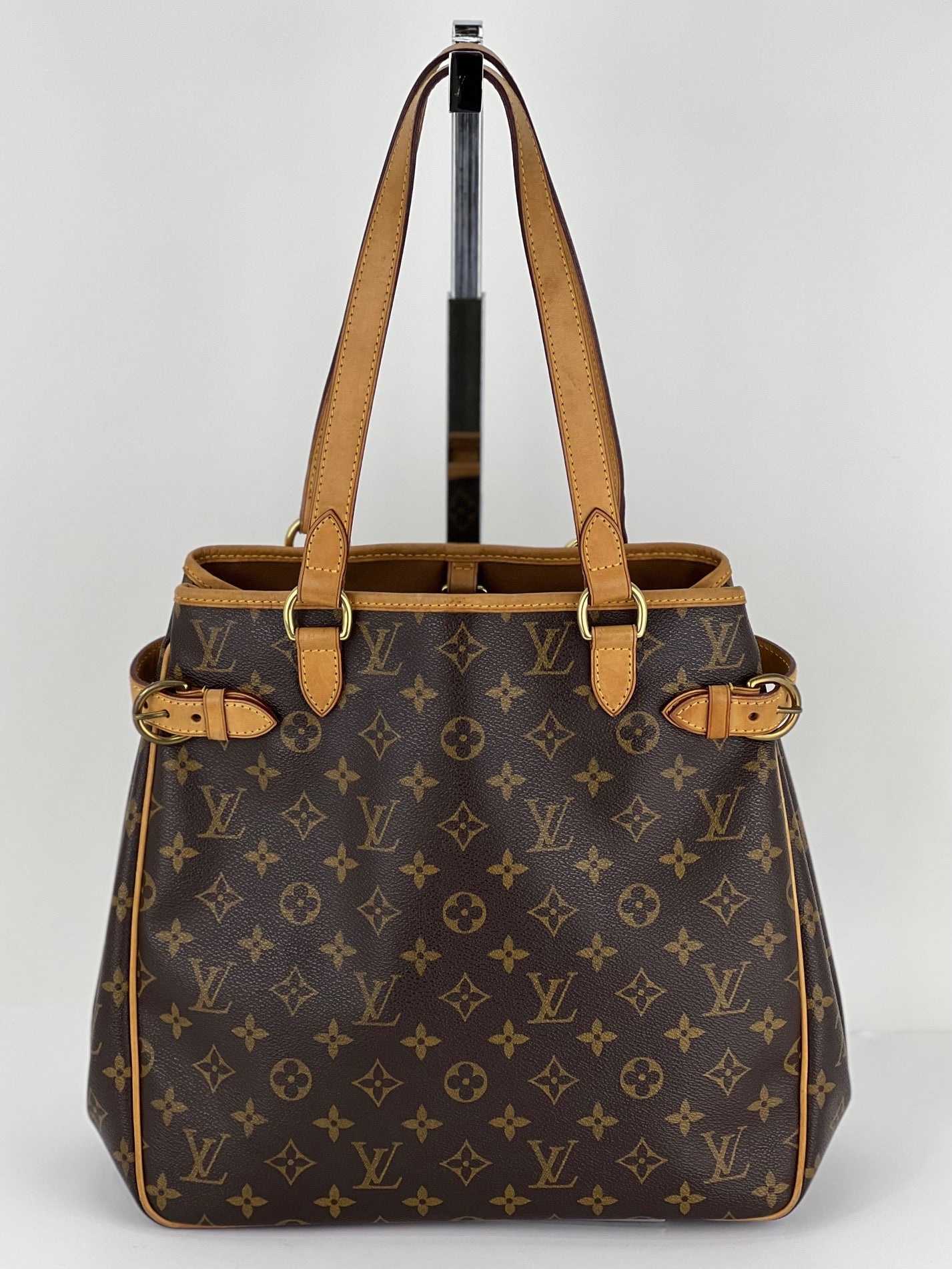 Authentic Louis Vuitton Batignolles Vertical Tote Shoulder Bag