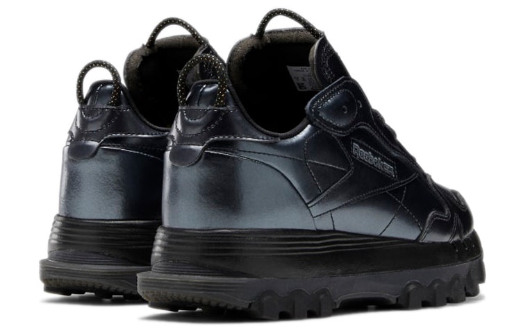 (WMNS) Reebok Cardi B x Classic Leather 'Black Dark Silver' GW2631 - 5