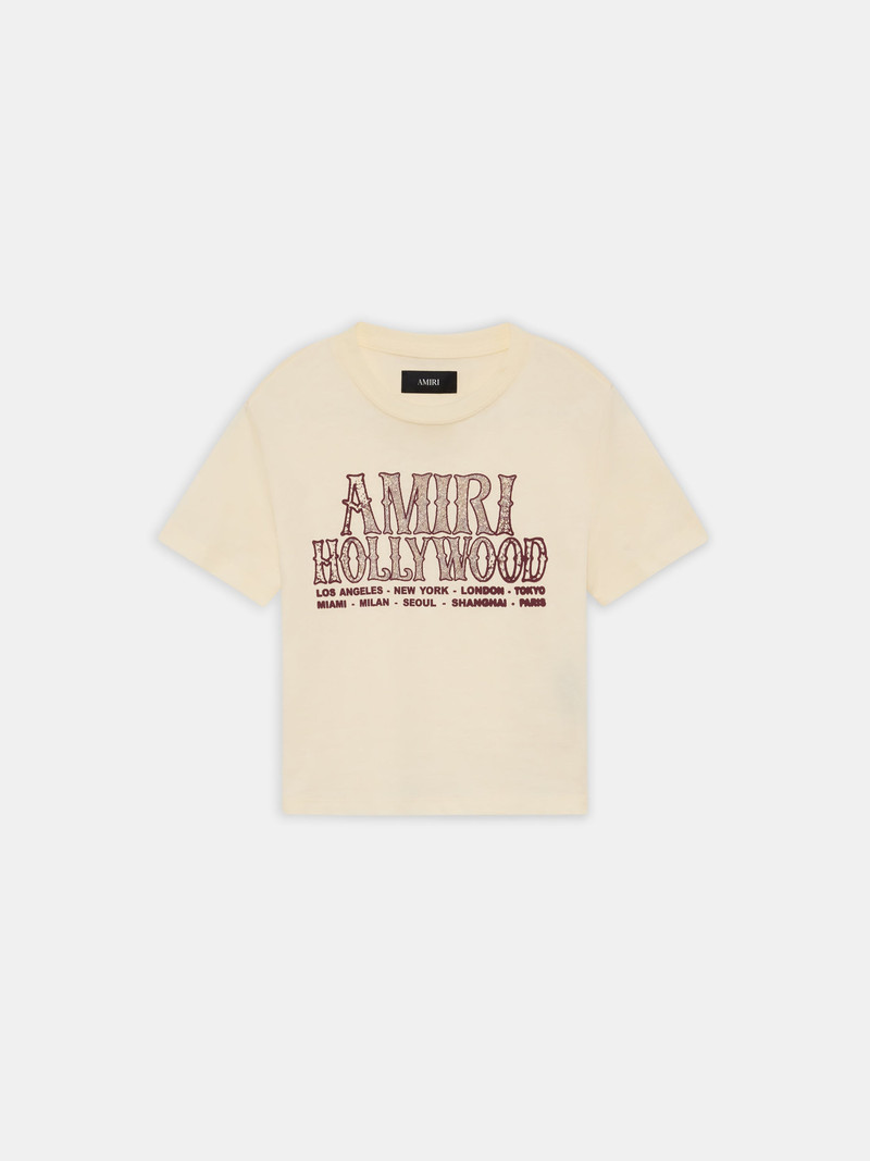 WOMEN'S AMIRI HOLLYWOOD BABY TEE 1