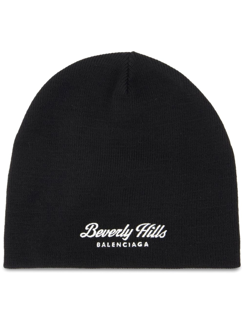 logo-embroidered beanie - 1