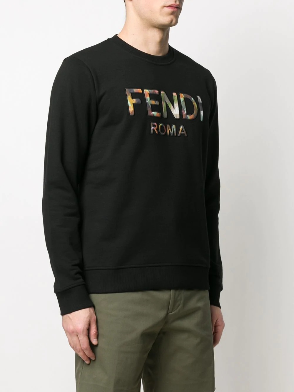 logo embroidered sweatshirt - 3