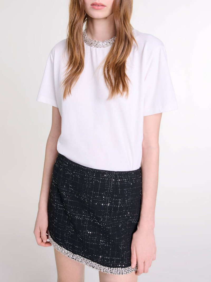 Sequinned skort 7