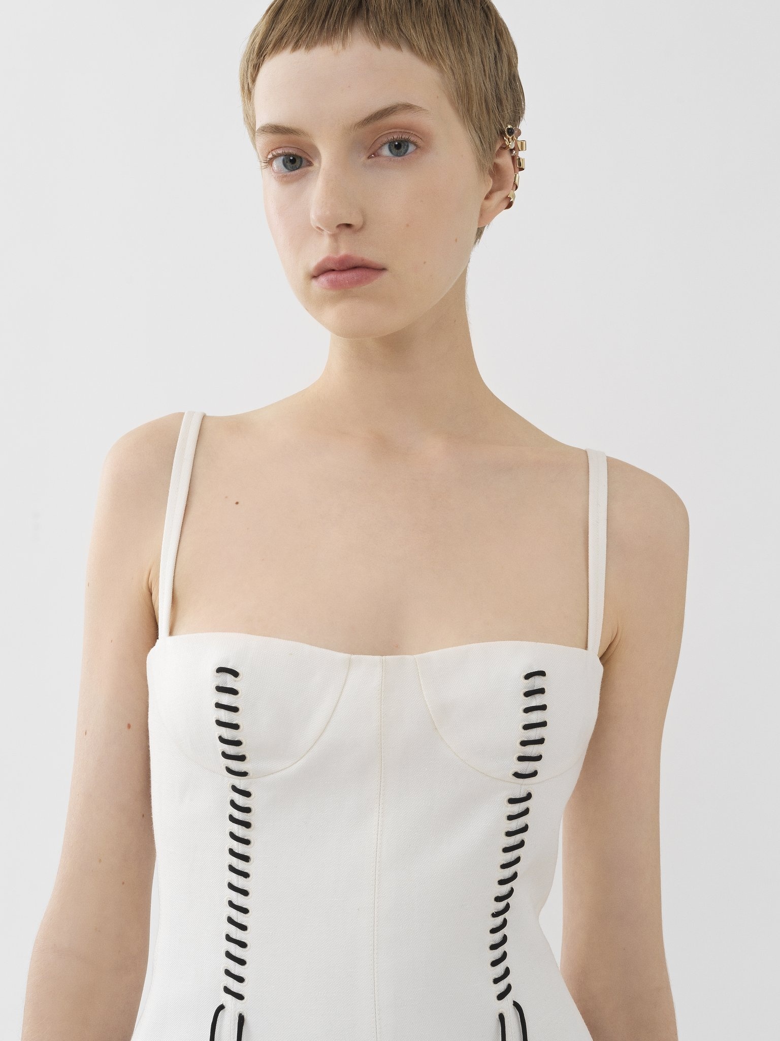 PINAFORE MIDI DRESS - 6