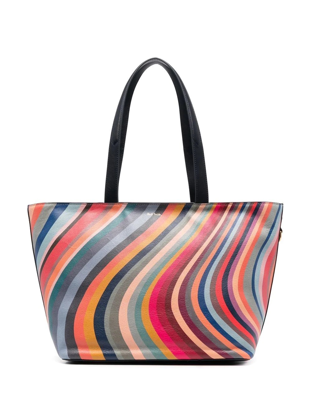 swirl striped pattern bag - 1