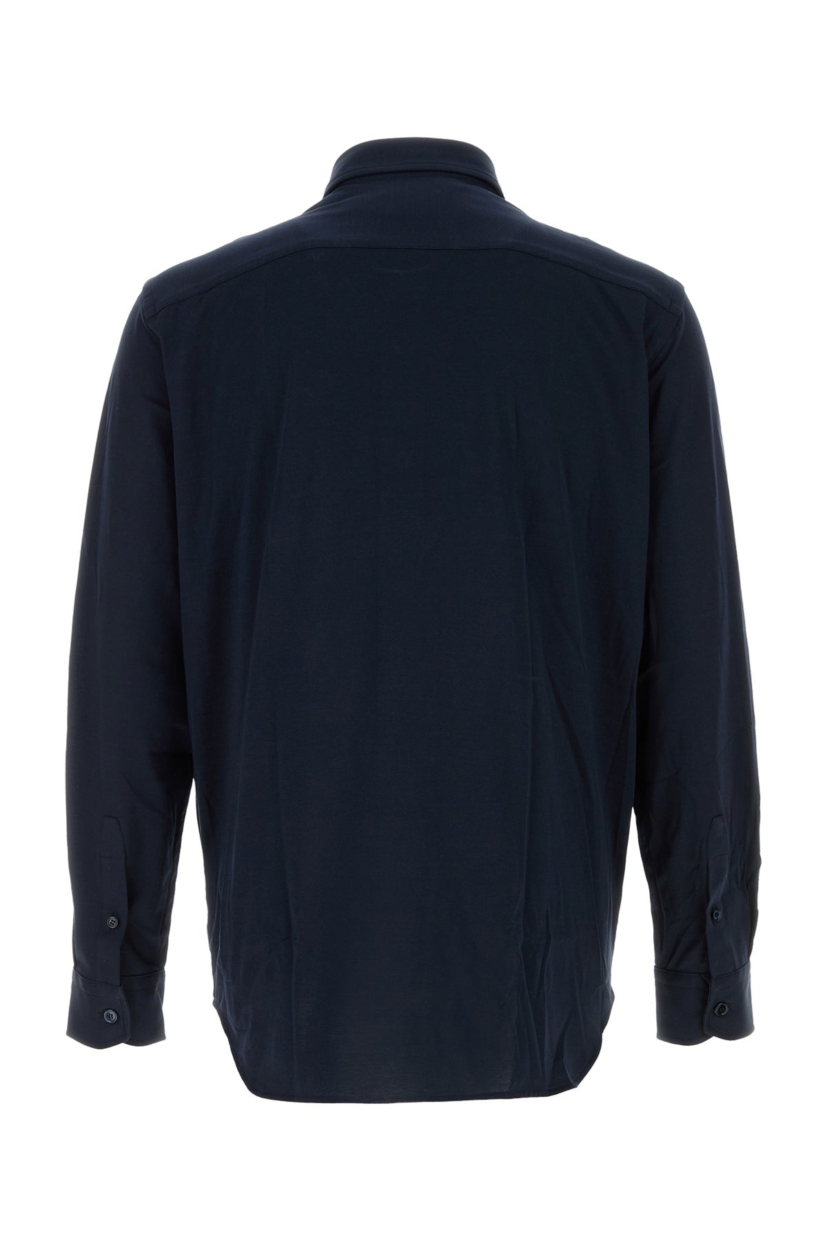 Midnight blue cotton shirt - 2